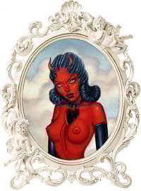 Baby's Black Heart Framed Giclee Print