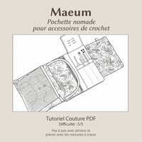 Image 5 of MAEUM Patron PDF Pochette pour CROCHETS