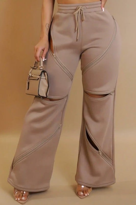 Image of Zipper Joggers