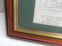 Image 9 of Antique Carisbrooke Castle Engraving Print Duo in Vintage Frame, Isle of Wight Scenery