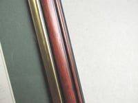 Image 13 of Antique Carisbrooke Castle Engraving Print Duo in Vintage Frame, Isle of Wight Scenery