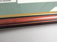 Image 14 of Antique Carisbrooke Castle Engraving Print Duo in Vintage Frame, Isle of Wight Scenery