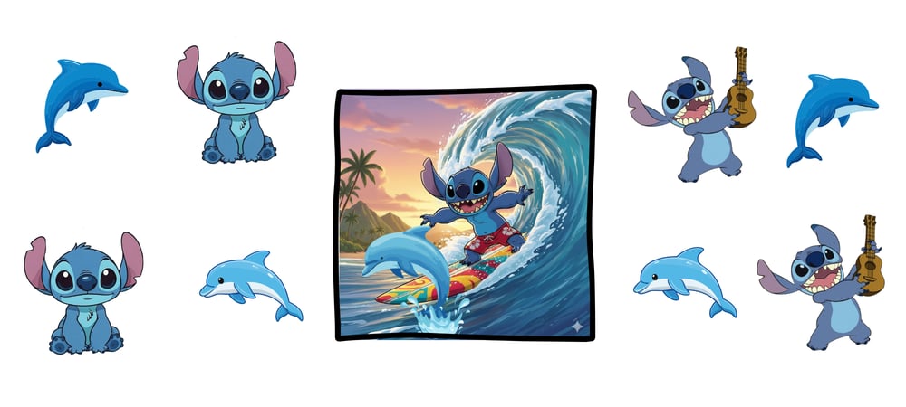 Image of Stitch x Dolphin