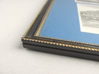 Image 17 of Antique Ramsgate Harbour and Dover Castle Small Engraving Print Duo in a Frame, Coastal Kent Scenery