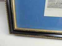 Image 13 of Antique Ramsgate Harbour and Dover Castle Small Engraving Print Duo in a Frame, Coastal Kent Scenery