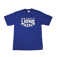 Lions Mane Tee Blue