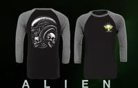 3/4 Sleeve Baseball Tee Xenomorph