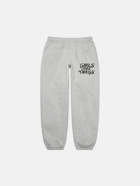 Image 1 of GIRLS ARE DRUGS® JOGGERS - GREY / BLACK