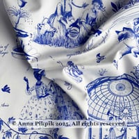 Image 5 of Feminist Toile de Jouy heavy fabric <small>(cotton twill)</small>