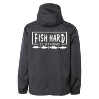 Image 1 of Fish Hard Logo Water Resistant Wind Breaker Jacket