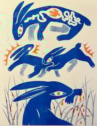 Bloodlust Bunny Riso Print