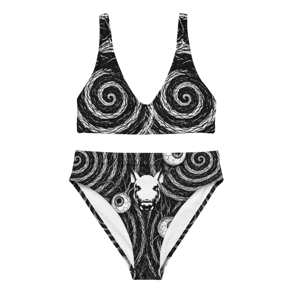 Image of Atticus Cogar "SPIRAL" High Waisted Bikini
