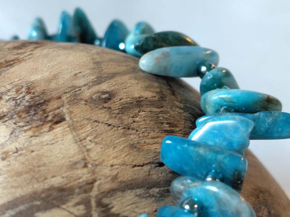 Image of ‘1210’. Neon Apatite Stone Bracelet by BDS.