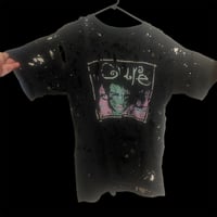 Image 1 of Pre worn goth spooky texture shredded vintage the cure shirt 