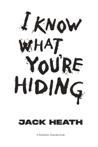 I Know What You're Hiding (pre-order)