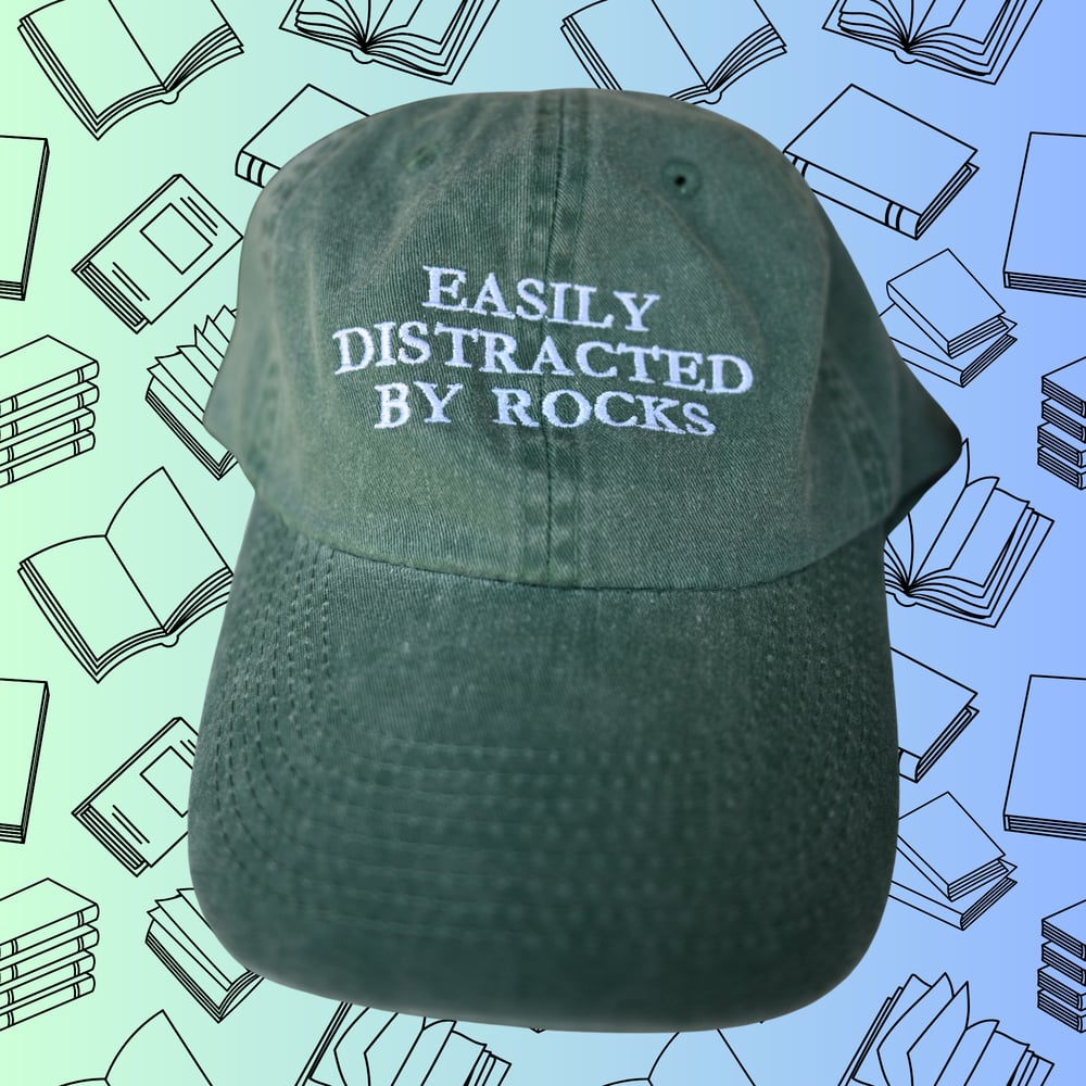 Image of Easily Distracted by Rocks Embroidered Hat