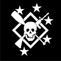 Image 4 of Cross Rifle/Paddle Transfer Decals