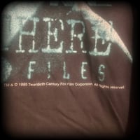 Image 2 of Pre worn 1995 vintage x files deny everything shirt