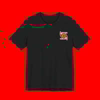 Image 1 of THE WEATHER IS HAPPENING BADGE CREW NECK UNISEX TSHIRT