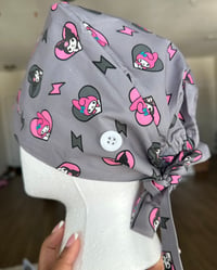 Image 3 of Melody + Kuromi Scrub Cap