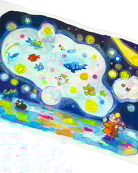 Image 3 of A5 - Les poissons - illustration originale