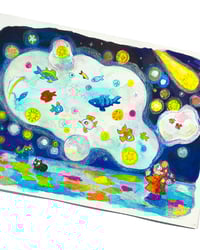 Image 1 of A5 - Les poissons - illustration originale