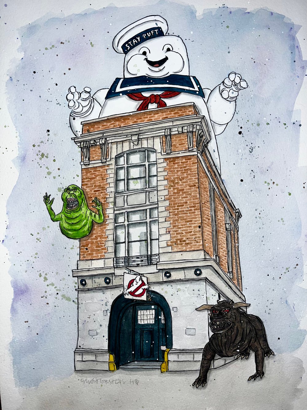 Image of Ghostbusters HQ print