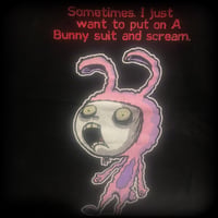 Image 2 of Pre worn vintage Roman dirge bunny suit crop top