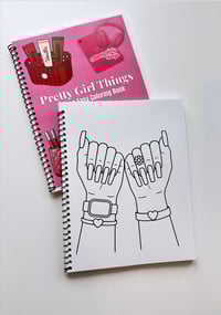 Image 2 of Pretty Girl Things Coloring Book 25 pages