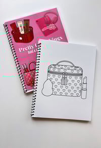 Image 3 of Pretty Girl Things Coloring Book 25 pages