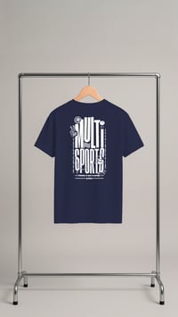 Image 2 of T-shirt Bacalanhood x AS Charlin Martin bleu marine