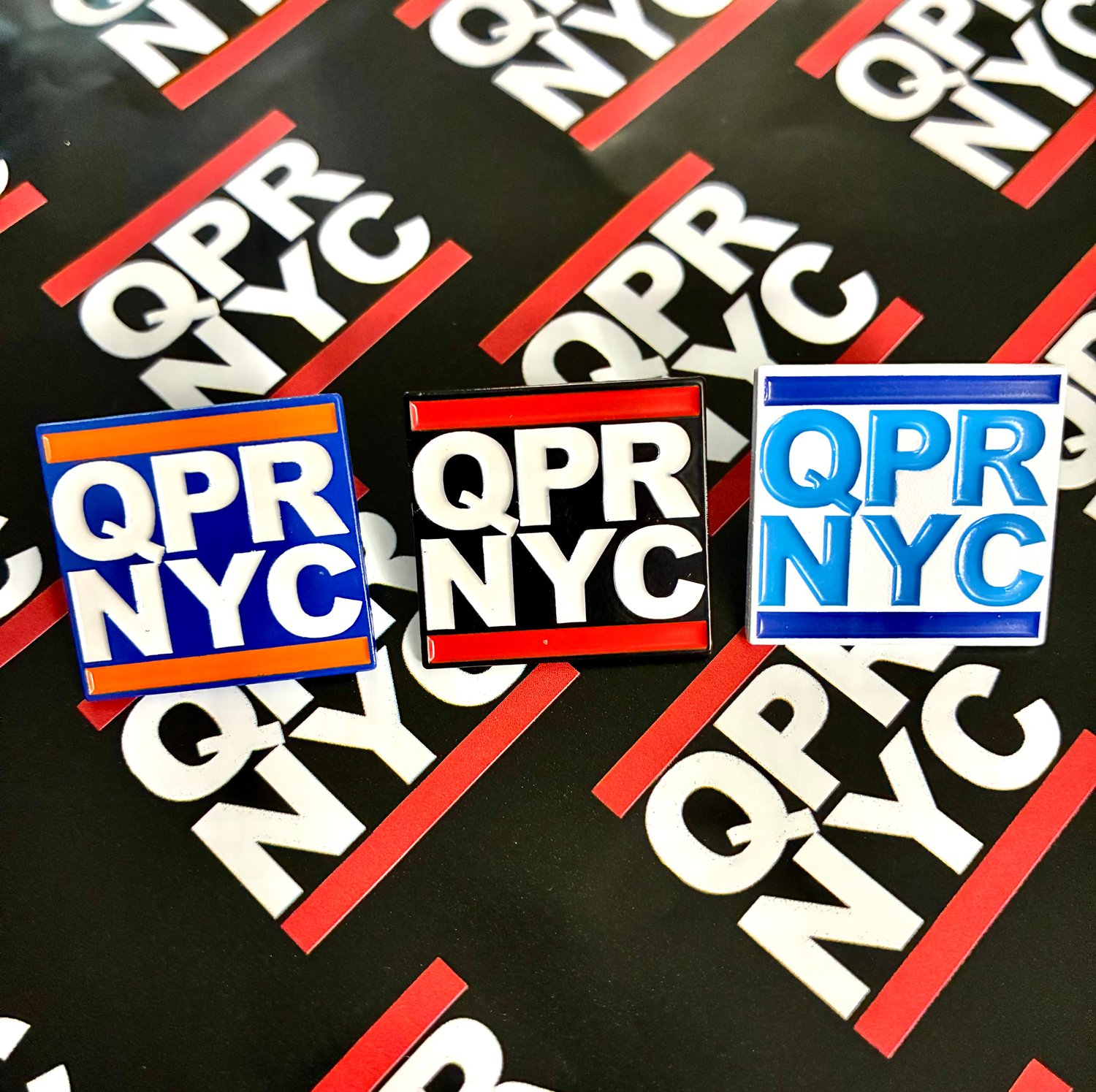 Image of QPR NYC Enamel Pin Badge
