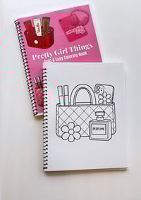 Image 5 of Pretty Girl Things Coloring Book 25 pages