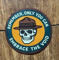 Embrace The Void Iron On Patch