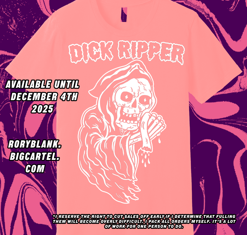 Image of Dick Ripper Reprint (Order by December 4 2025) - Pink