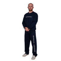 Image 1 of Unisex Believe in the Bean Navy Crewneck + Sweatpants (Pre-Order)