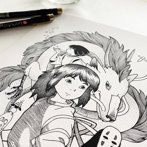 Image of Procession of the Spirits, limited-edition fine art print