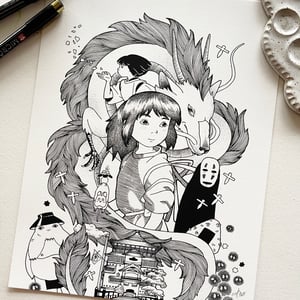 Image of Procession of the Spirits, limited-edition fine art print