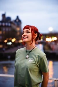 Image 3 of Property of Thekla Sage Green Tee (ON SALE - WAS £20)