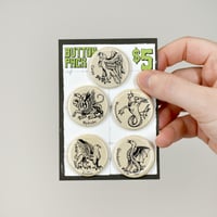 Image 1 of Bestiary Button Back