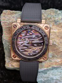Image 3 of OBS - Detroit Agate Ford Paint Dial Automatic Watch