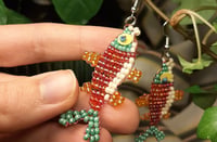 Image 2 of Sockeye salmon earrings