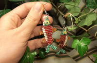 Image 3 of Sockeye salmon earrings
