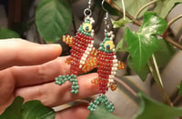 Image 1 of Sockeye salmon earrings