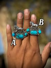 Horse turquoise Ring 
