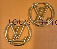 Image 1 of Small Exclusive Gold Hoops