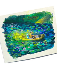 Image 3 of A6 - La barque - illustration originale