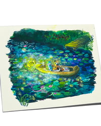 Image 1 of A6 - La barque - illustration originale