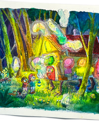 Image 1 of A5 - La maison mobile - illustration originale