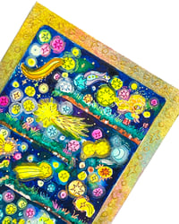 Image 3 of A6 - Le baluchon du soleil - Illustration originale 